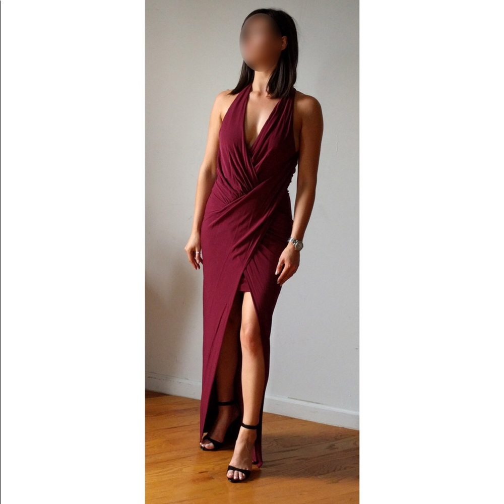 Haute Hippie long party cocktail dress size Small