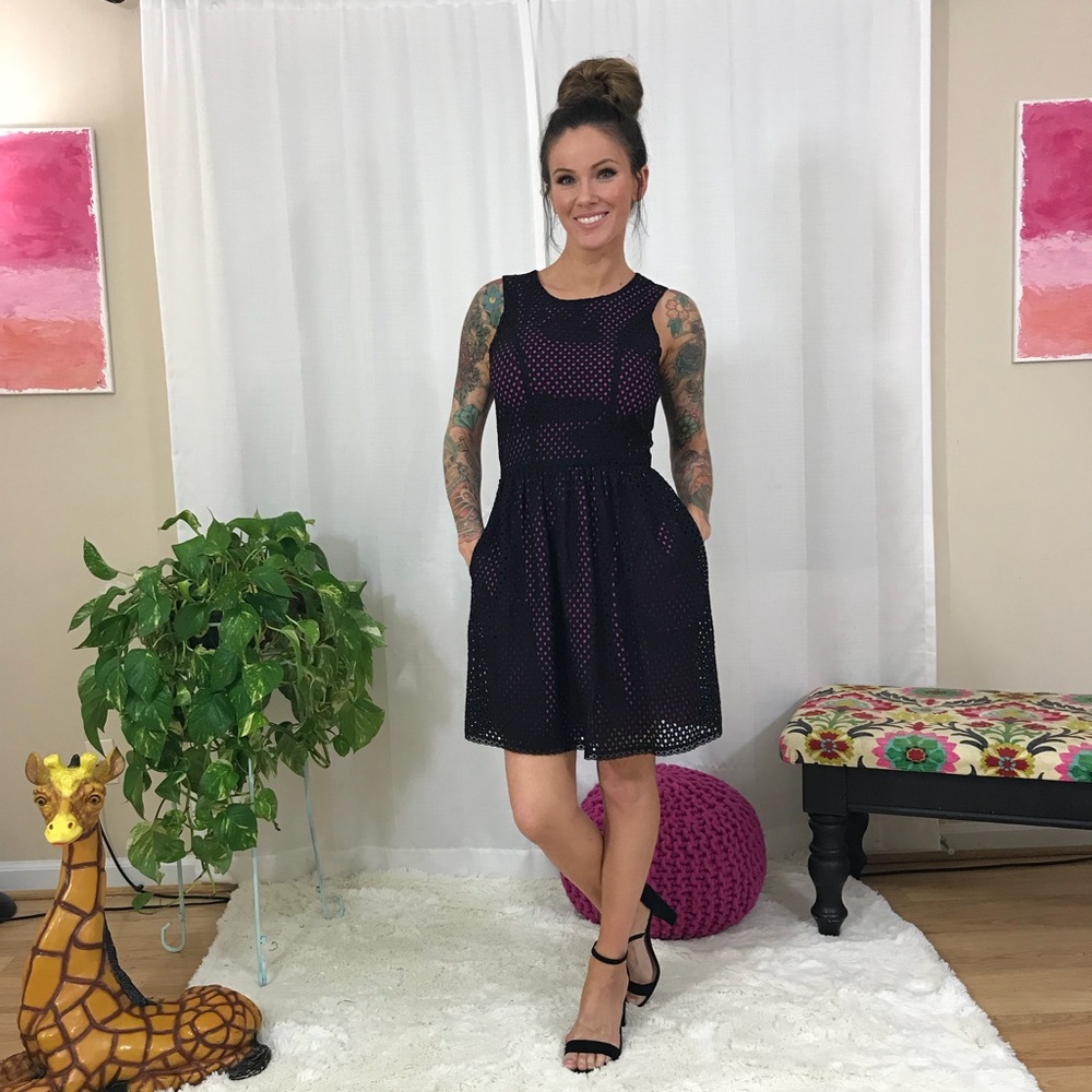 Black Cocktail Party Dress