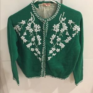 Vintage beaded sweater