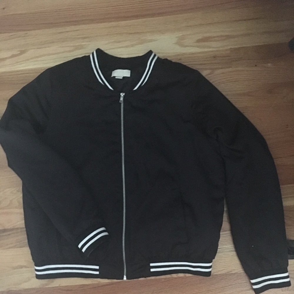 Black Bomber Jacket