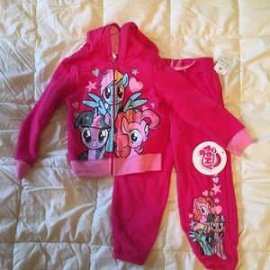 My little pony sweats NWT. Size 4