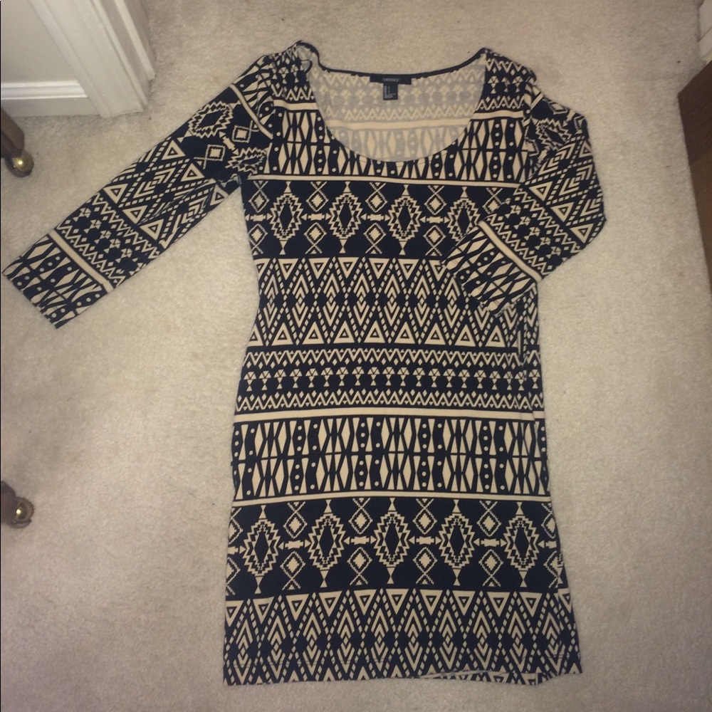 Tribal mini dress