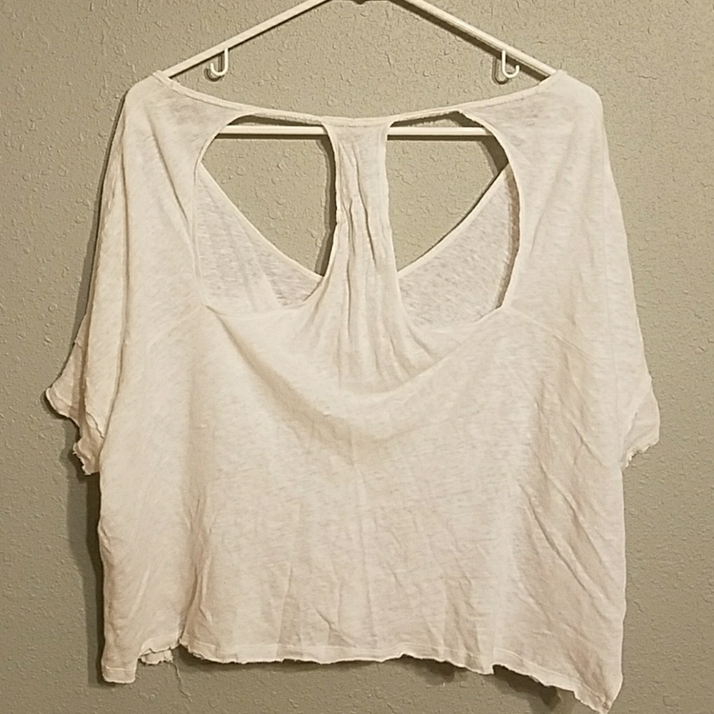 FREE PEOPLE crop shirt