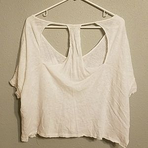 FREE PEOPLE crop shirt