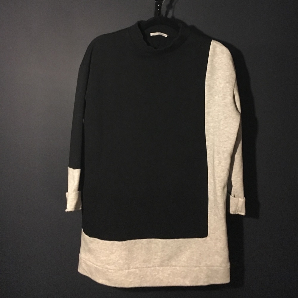 Zara color block sweatshirt