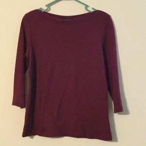 MOVING SALE! Purple Boat Neck Top