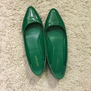 Green Nine West Flats