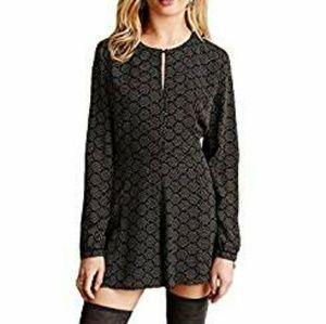 Black motif romper, worn once!