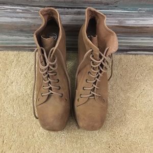 Jeffrey Campbell Litas Tan Suede