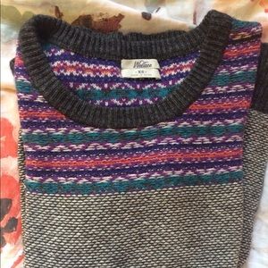 MADEWELL embroidered pullover XS