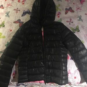 A zara girl winter outwear rain jacket