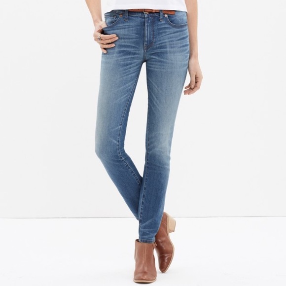 madewell high riser skinny jeans