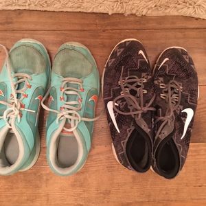 Both of these great running shoes.