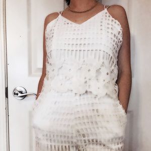 Love Culture size Small white romper never worn