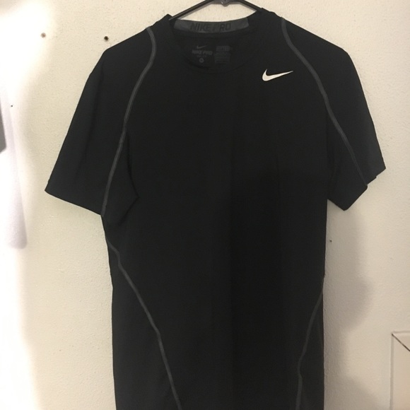 Nike Pro Dri-Fit Shirts -1 grey 1 black both M - Picture 3 of 5