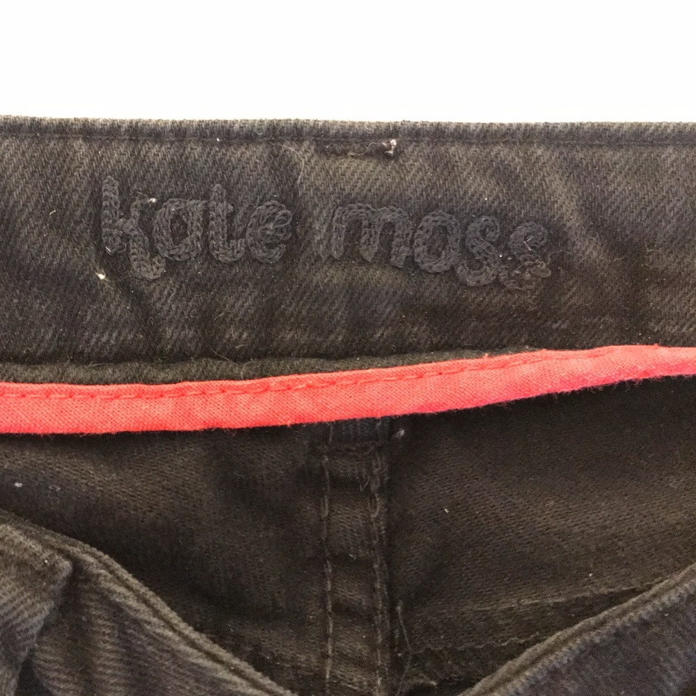 Kate moss for top shop limited edition black jeans