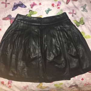 a forever 21 leather skirt