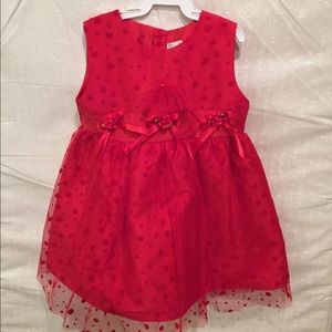 Girls red dress