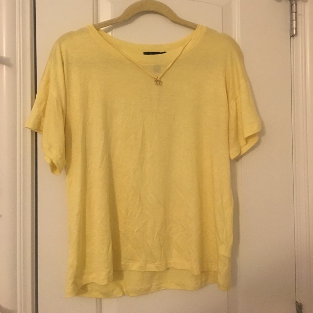 A yellow shirt