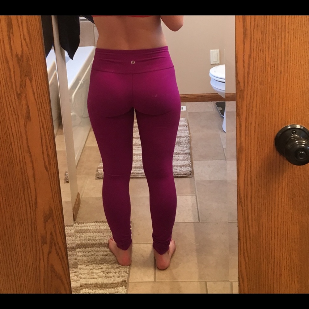 Purple lululemon leggings size 6