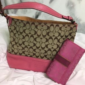 Coach purse and wallet 