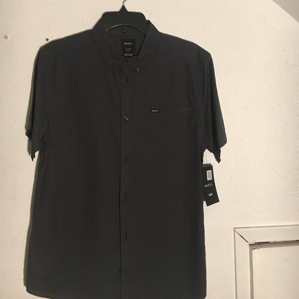 RVCA Short Sleeve Button up M