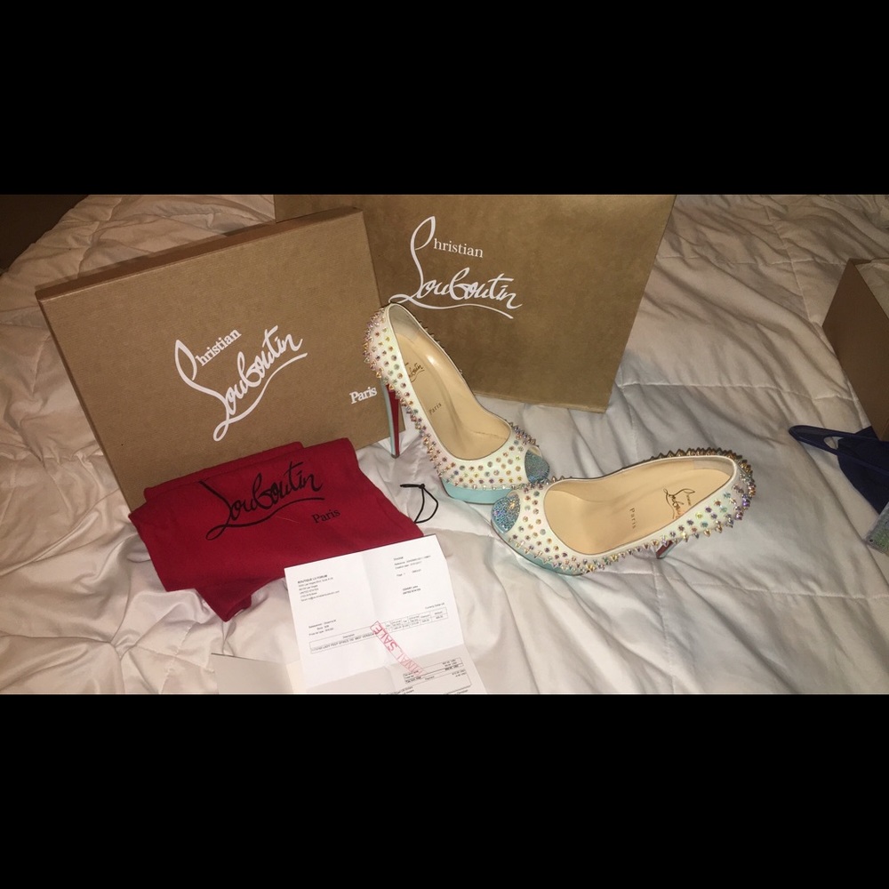 Christian Louboutin spiked heels