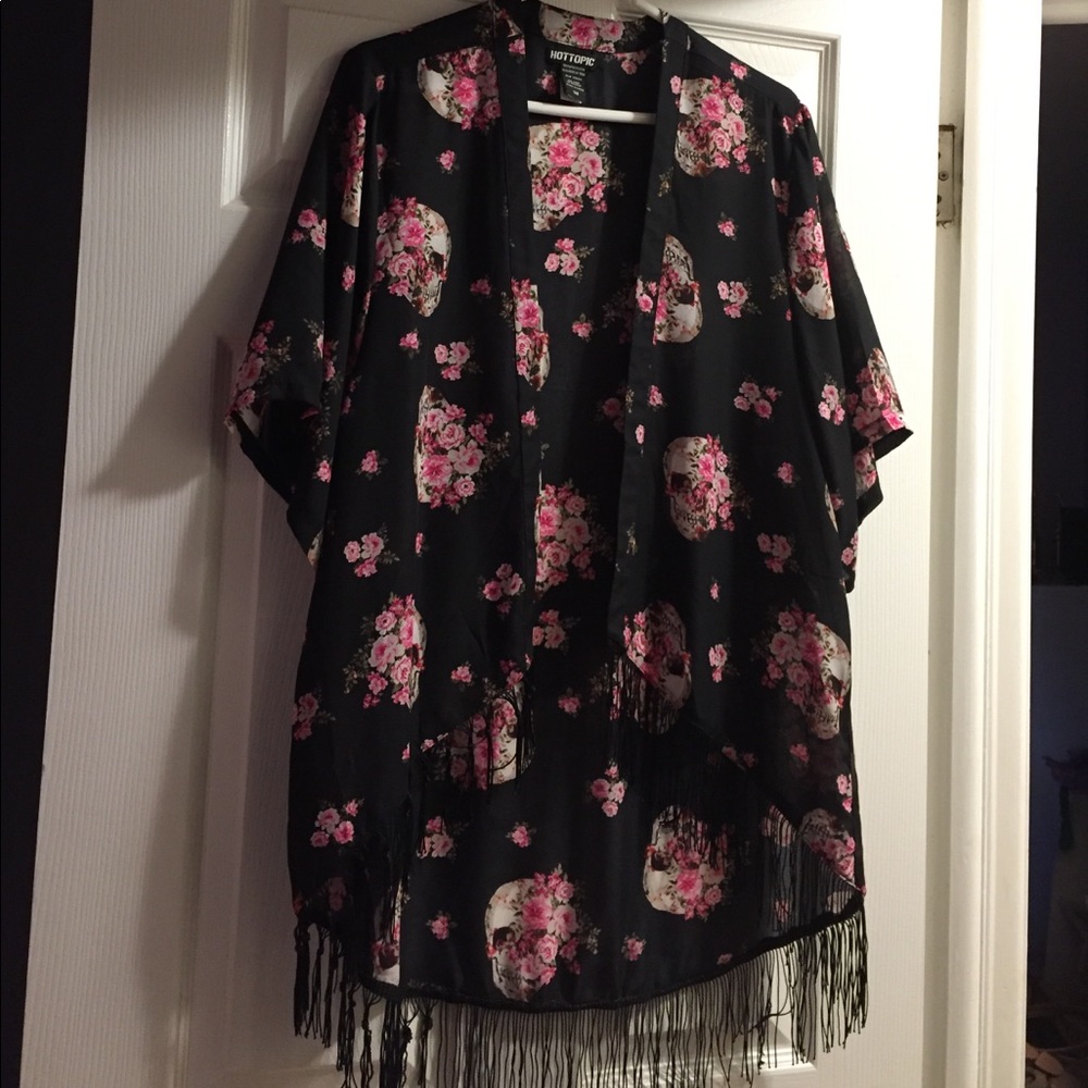 Skull/Flower Kimono 💀🌺
