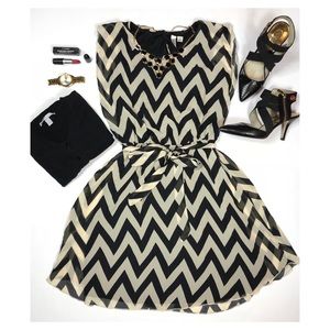 SALE Chevron Print Dress