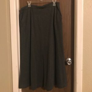 Dark gray skirt