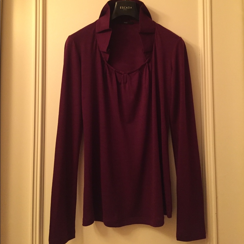 BOSS Hugo Boss Burgundy Shirt