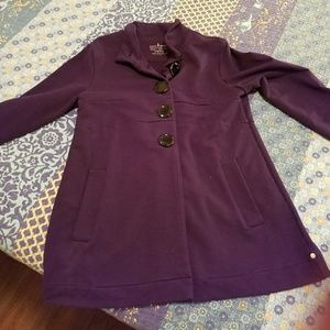 Plum peacoat