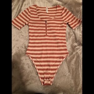 Striped Bodysuit