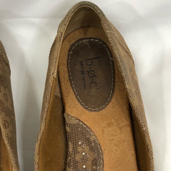b.o.c. Lace Flats in Tan Size 8.5 - Picture 2 of 8