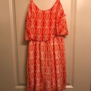 Soprano orange dress from Nordstrom, tag attached
