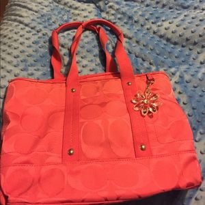 Pink Coach Bag
