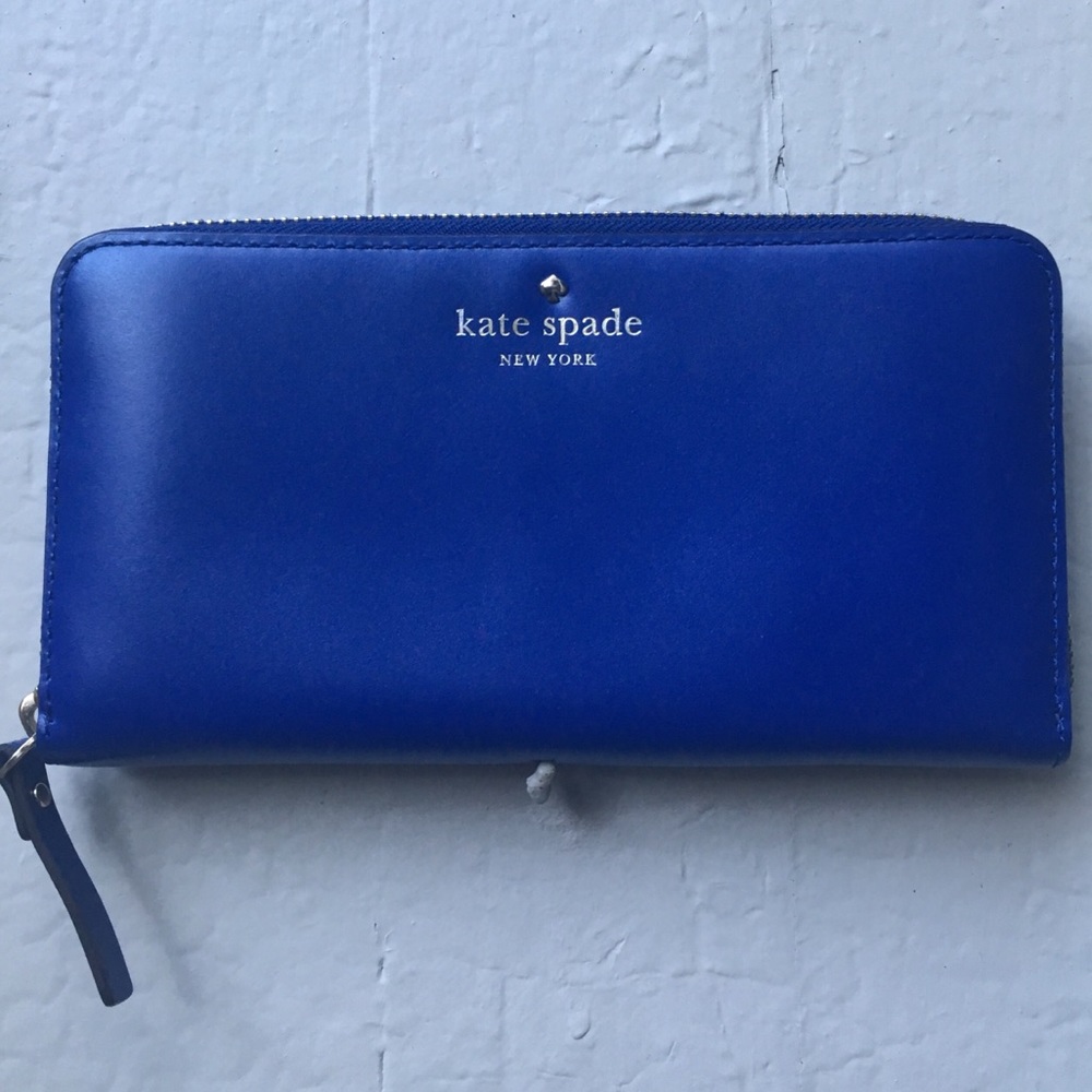 Kate Spade New York Lacey wallet, blue wallet, women’s wallet, Kate Spade wallet