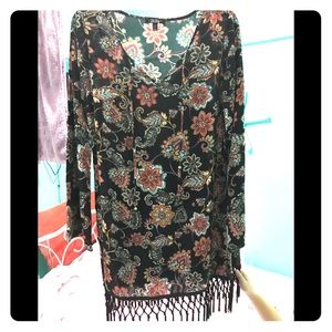 Long Sleeved Boho dress worn one time