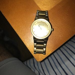 Nixon gold watch