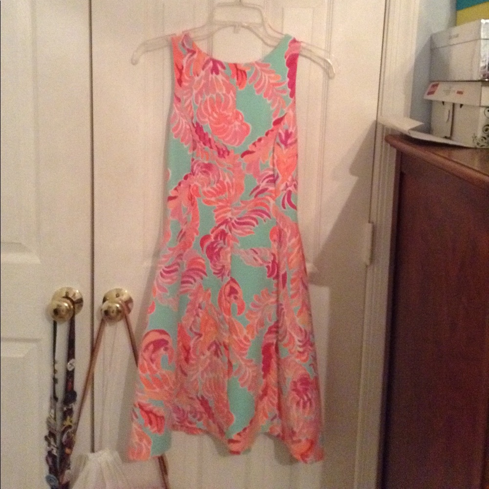 Lilly Pulitzer cove dress in Lovebirds print