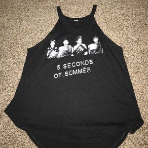 5sos high neck tank top