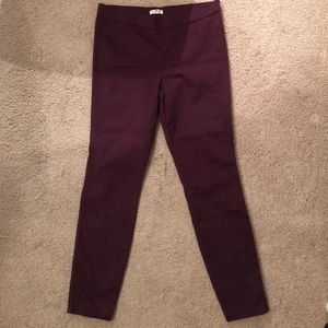 Silence + Noise Maroon Structured Leggings