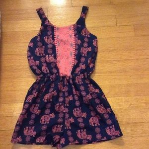 Lily Bleu Girl's Patterned Romper