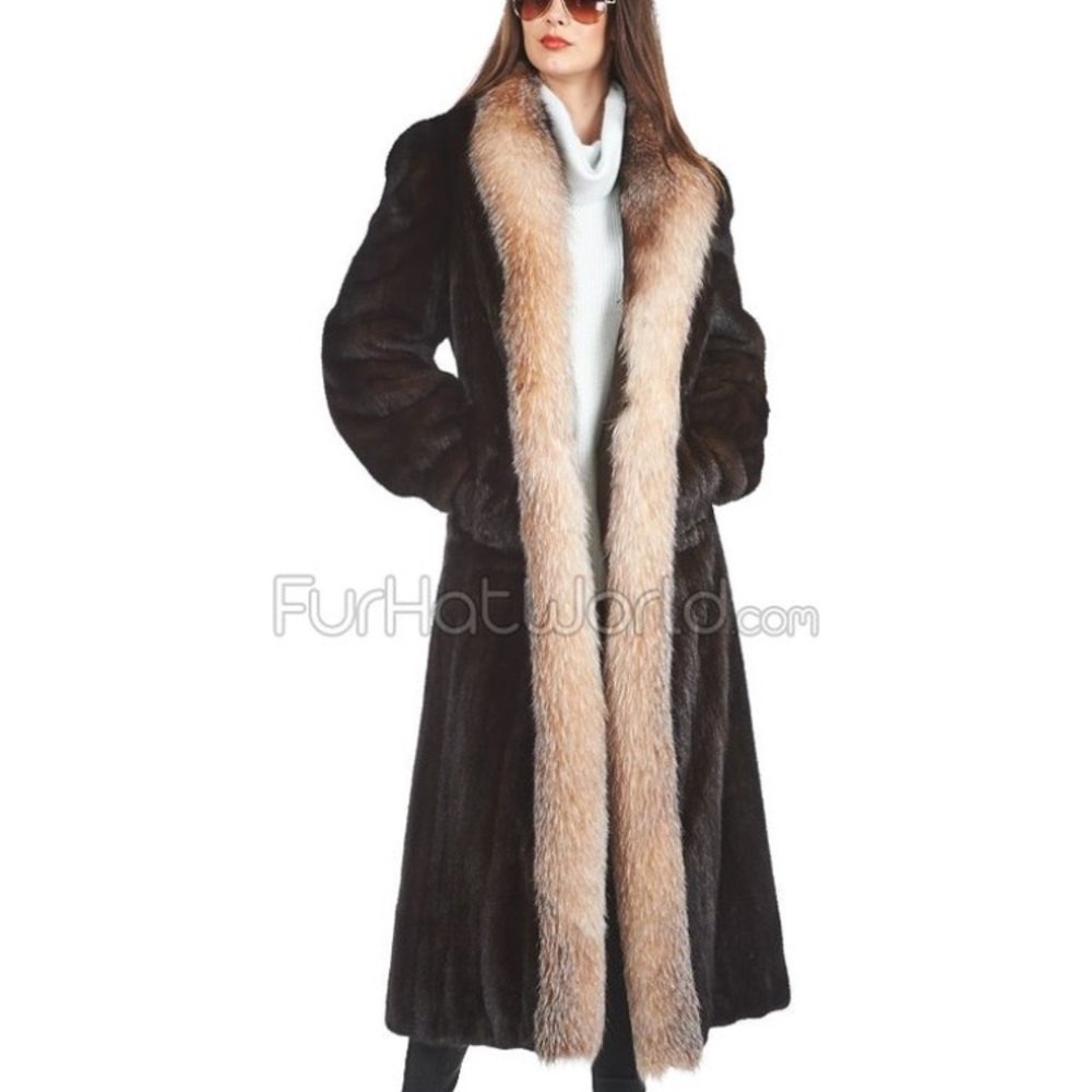 Full length mink coat