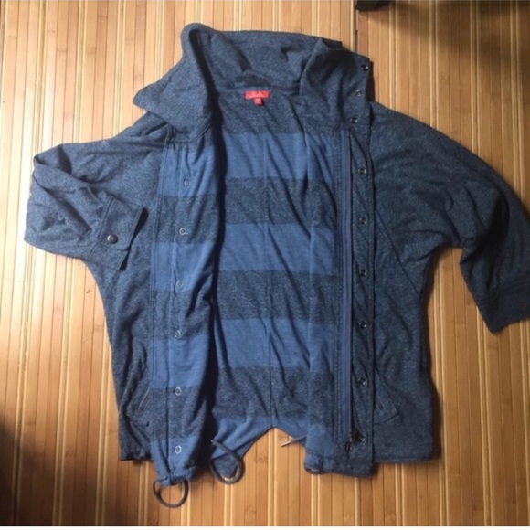 Madewell Jackets & Blazers - •Madewell• Hi Line Striped Cotton Jacket