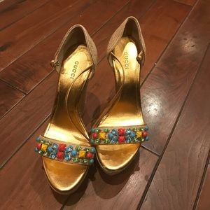 Gucci rainbow  heels 😍😍😍