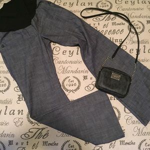 Motherhood Maternity Pants - Maternity wide leg chambray pants size small Motherhood Maternity Pants - Maternity wide leg chambray pants size small