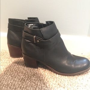 Black ankle boots