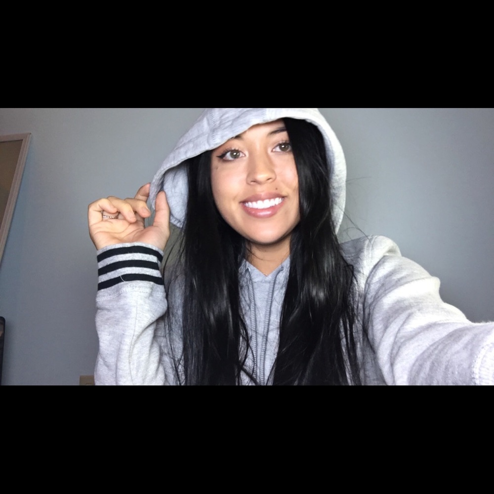 ADIDAS gray hoodie