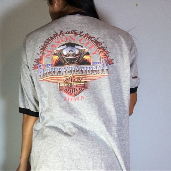 HARLEY DAVIDSON diy lace up shirt - Picture 3 of 4